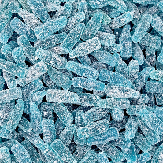 Fizzy Blue Raspberry Bottles